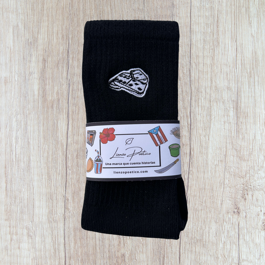 Medias bordadas de Dominó