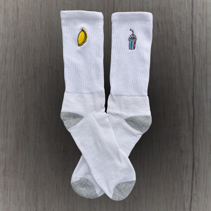 Medias bordadas de Icee con empanadilla