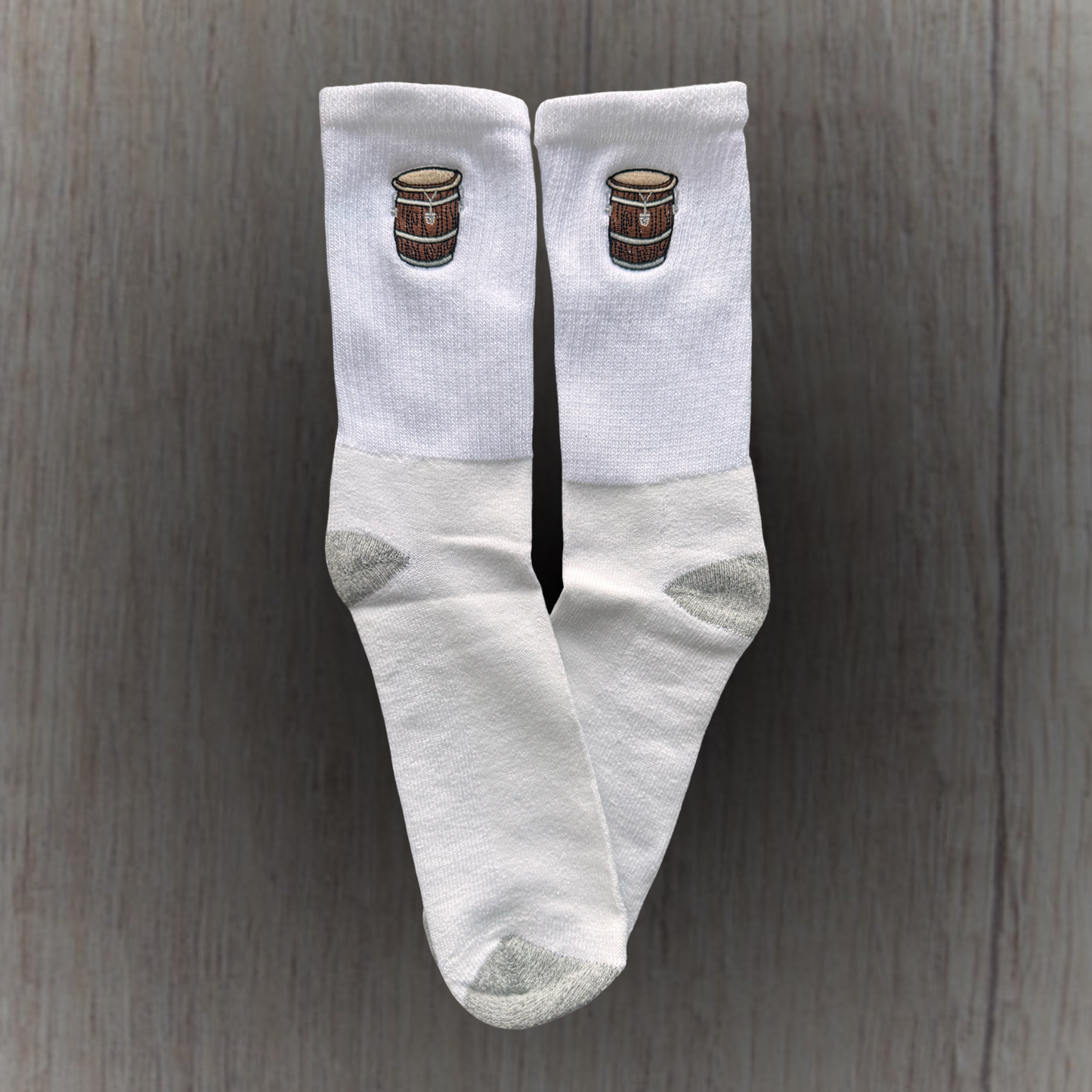 Medias bordadas de Tambor de bomba (Barril)