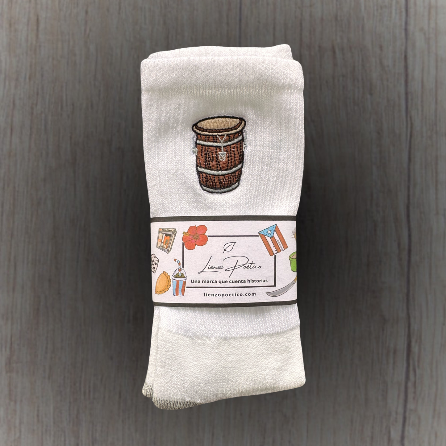 Medias bordadas de Tambor de bomba (Barril)