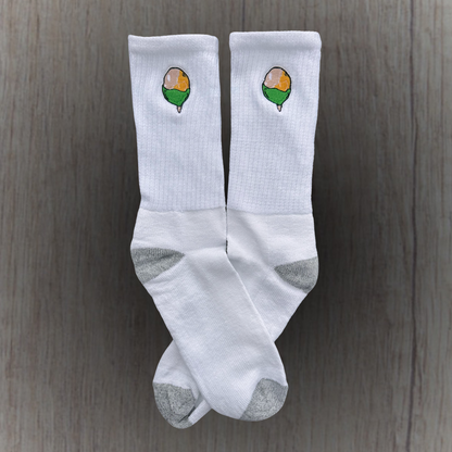 Medias bordadas de Quenepa