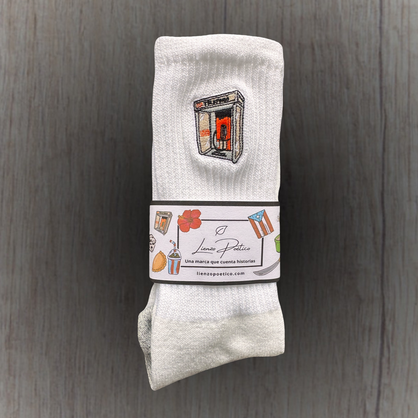 Medias bordadas de Teléfono