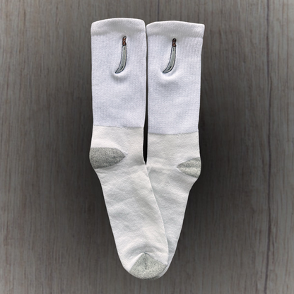 Medias bordadas de Machete