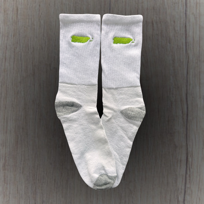 Medias bordadas de Mapa