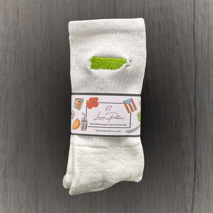 Medias bordadas de Mapa