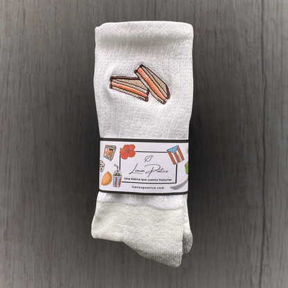 Medias bordadas de Sandwichitos de Mezcla