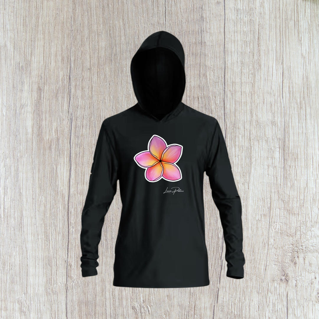 Camisa de playa de Flor Plumeria color rosa