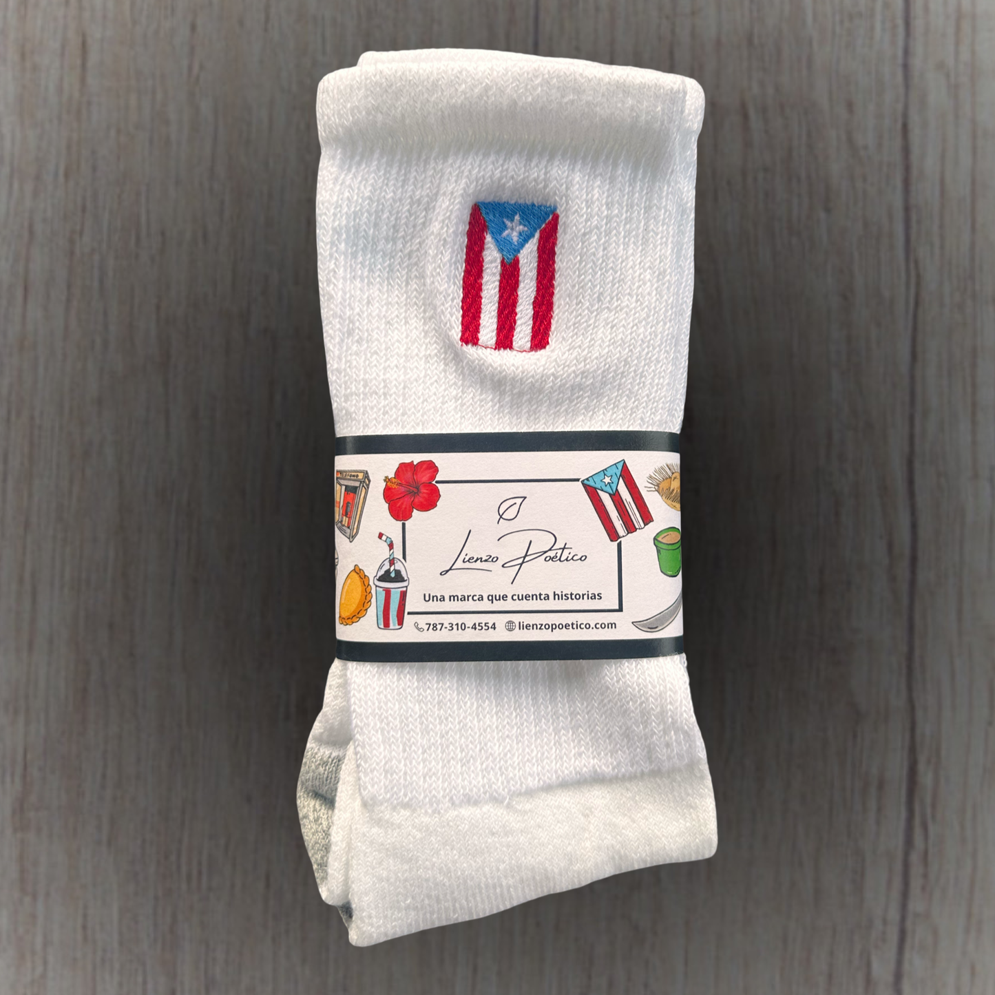 Medias bordadas de Bandera