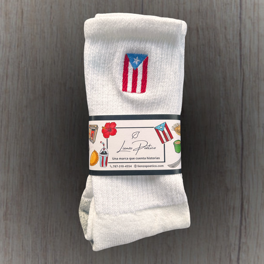 Medias bordadas de Bandera