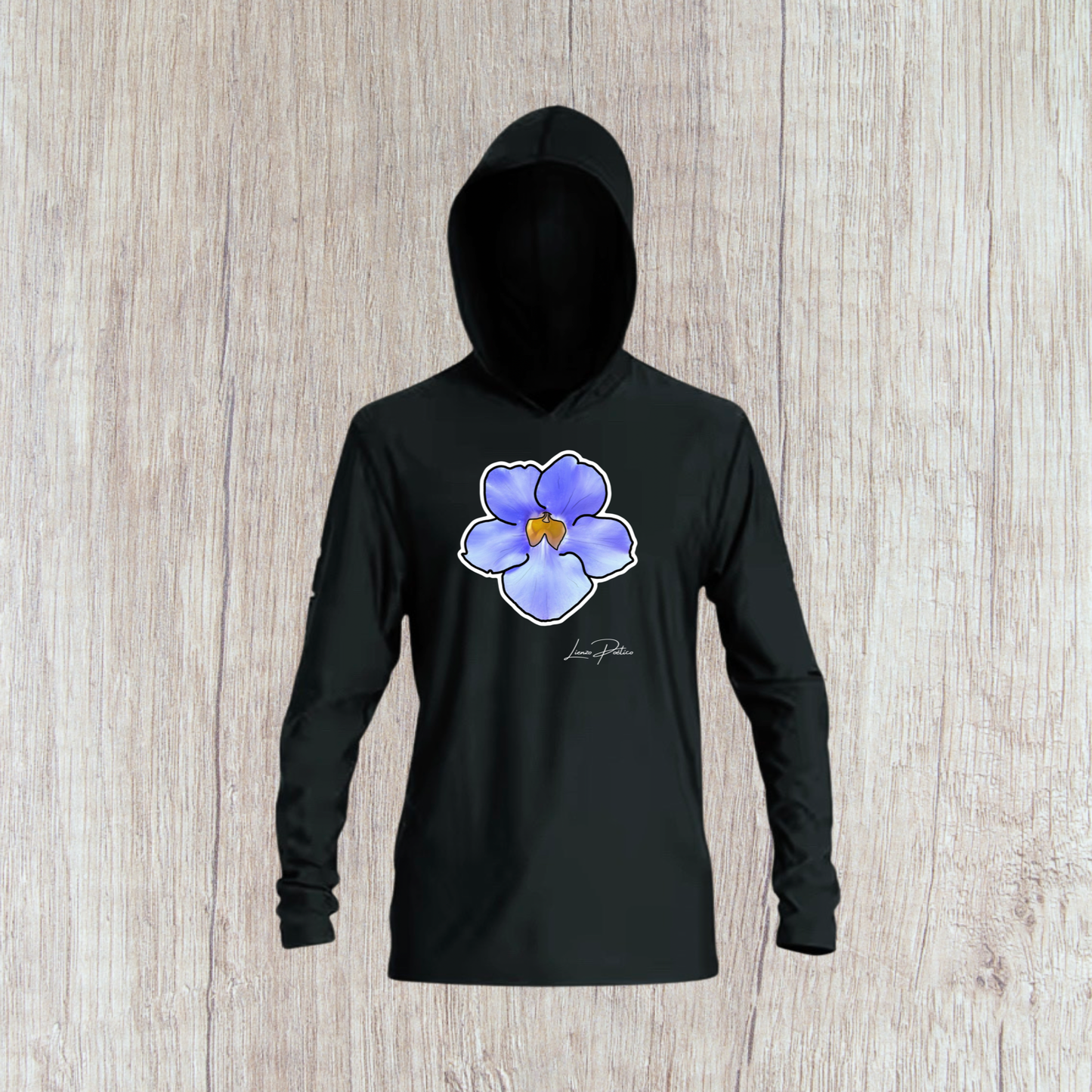 Camisa de playa de Flor de Thunbergia