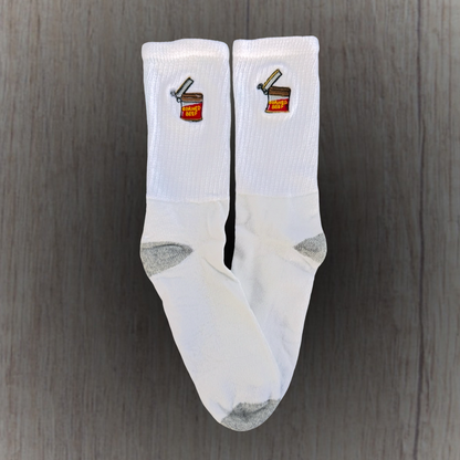 Medias bordadas de Corned beef