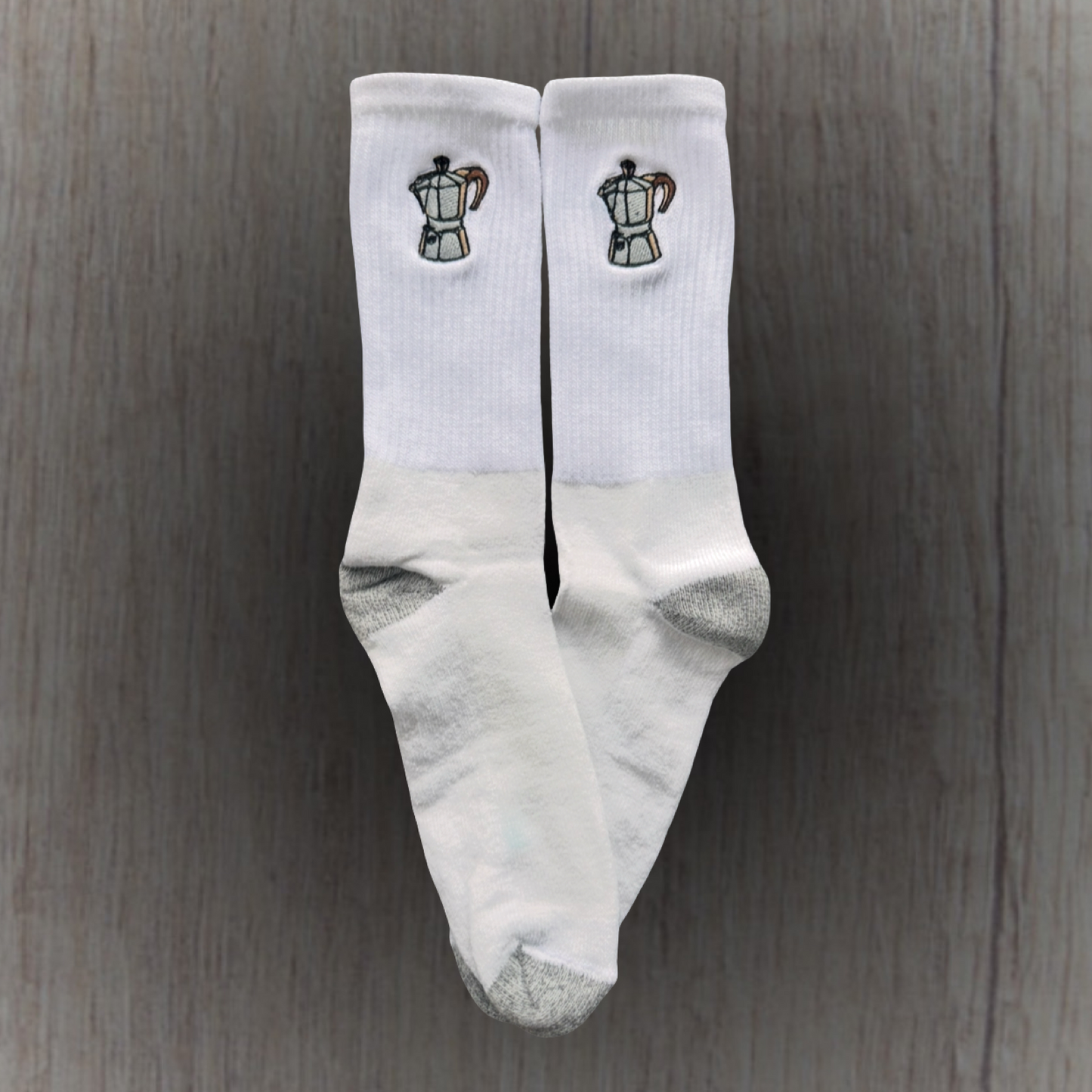 Medias bordadas de Greca