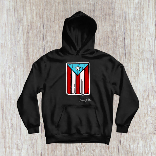 Hoodie de Bandera de Puerto Rico