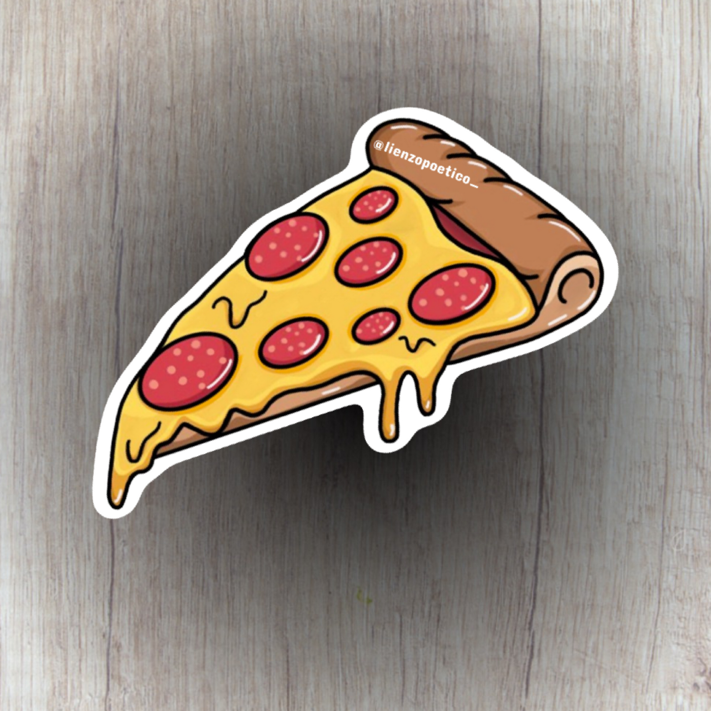 Sticker de Pizza de Pepperoni