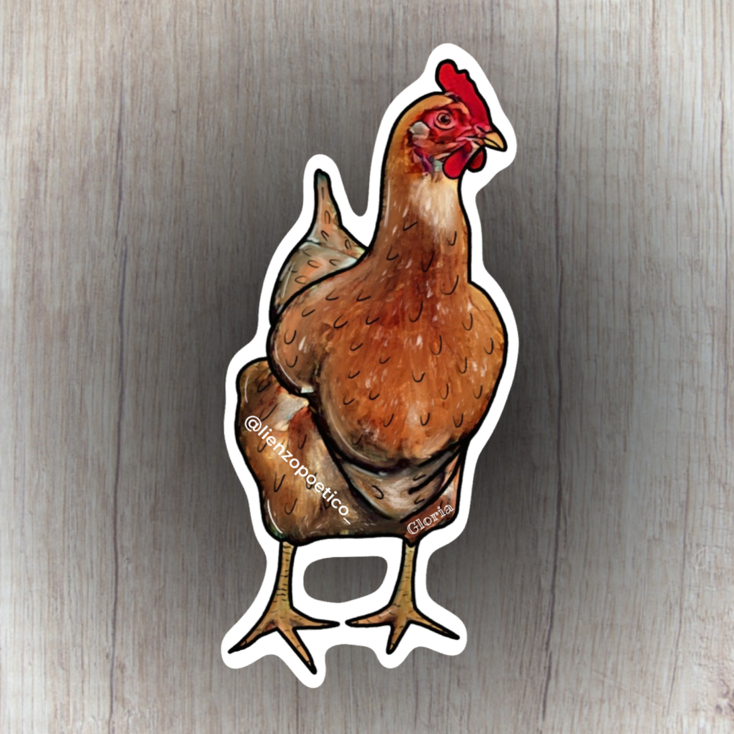 Sticker de Gallina