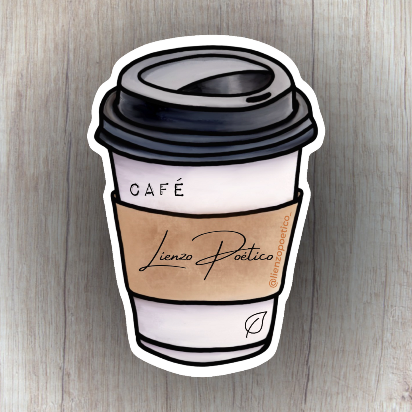 Sticker de Vaso de Café