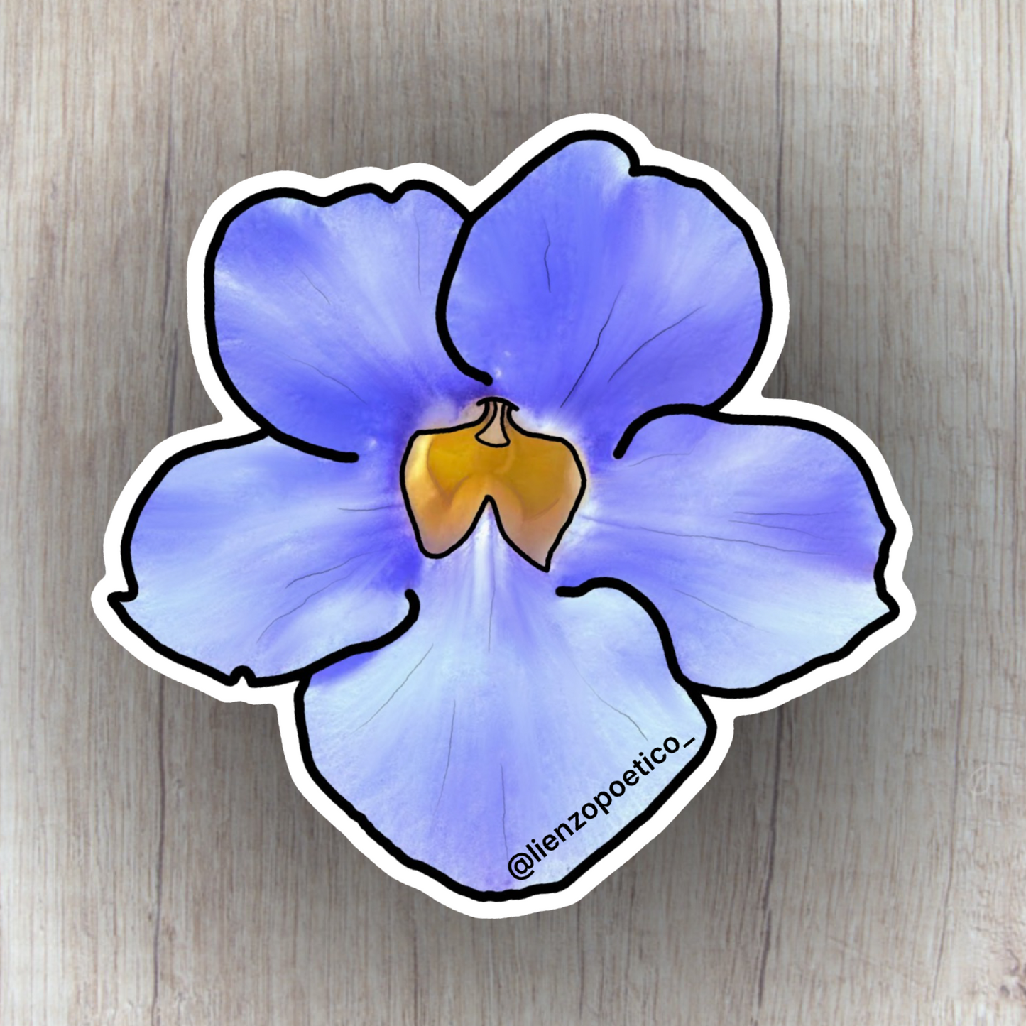 Sticker de Flor Thunbergia