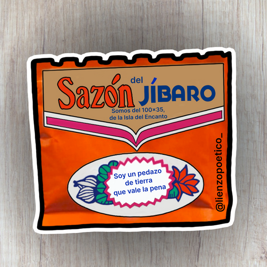 Sticker de Sazón del Jíbaro