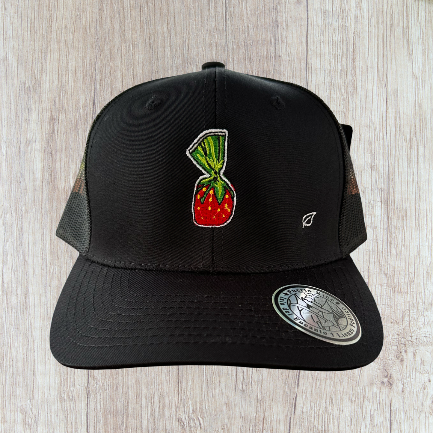 Gorra bordada de Bombón de fresa