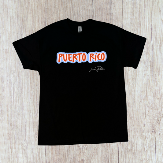 T-shirt o Crop Top de Puerto Rico rojo, azul y blanco