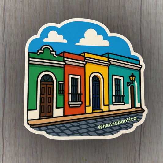 Sticker de Casitas de San Juan