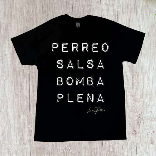 T-shirt o Crop Top de Perreo, Salsa, Bomba, Plena