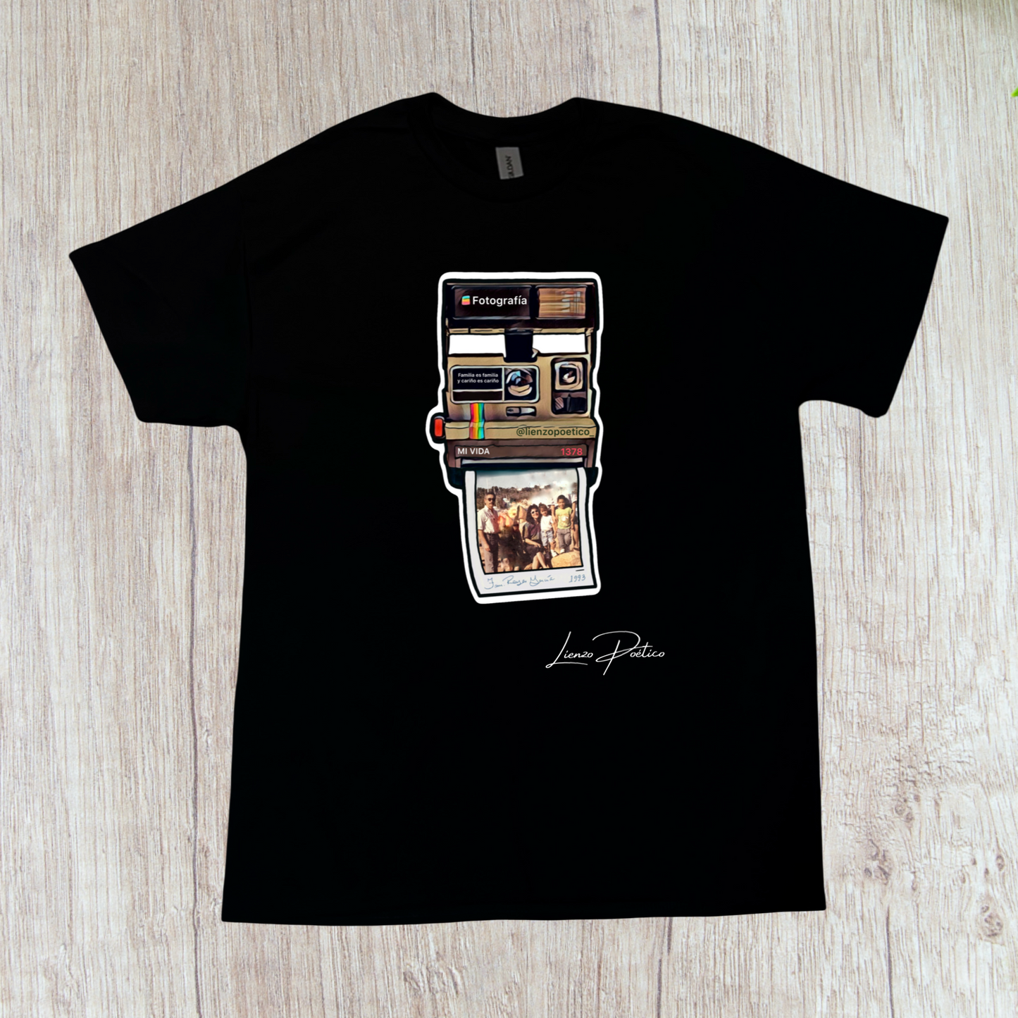 T-shirt o Crop Top Cámara