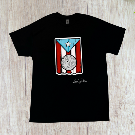 T-shirt o Crop Top Bandera/Moneda