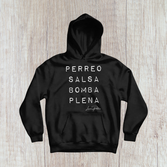 Hoodie de Perreo, Salsa, Bomba, Plena