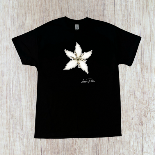 T-shirt o Crop Top de flor de café