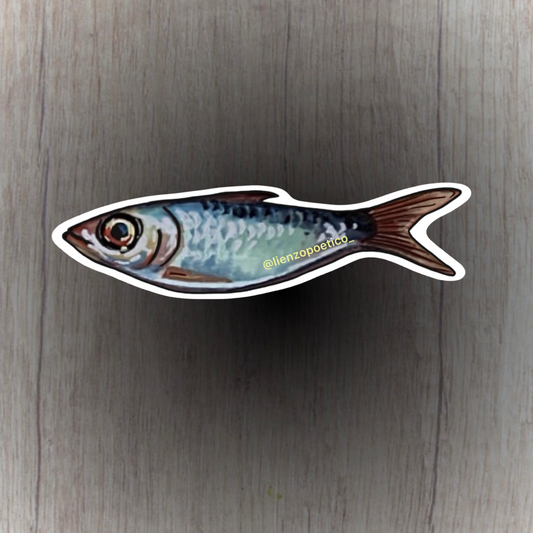 Sticker de Pez corto