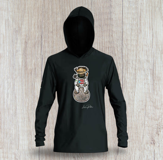 Camisa de playa de Boricua en la Luna