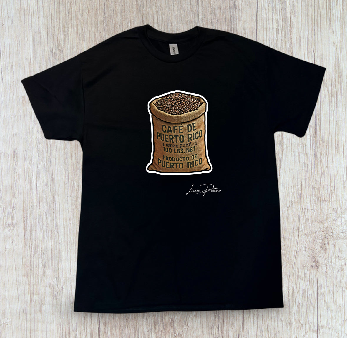 T-shirt o Crop Top de Saco de café