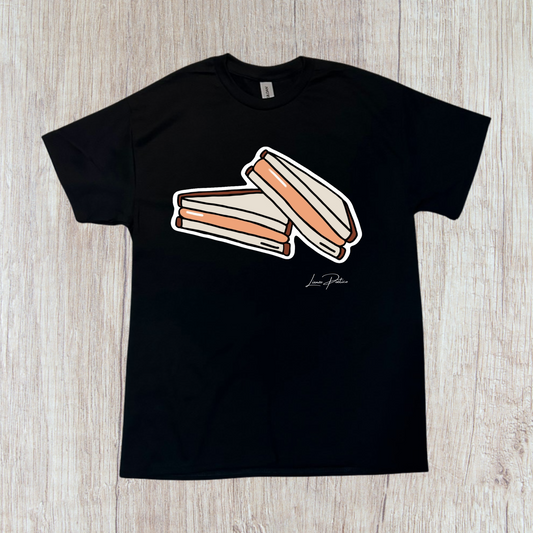 T-shirt de sandwich de mezcla