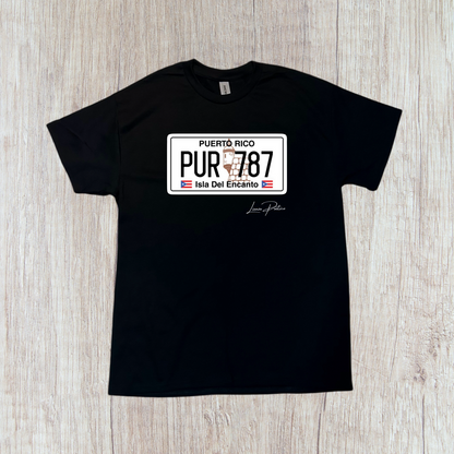 T-shirt o Crop Top de Tablilla de Puerto Rico (PUR787)