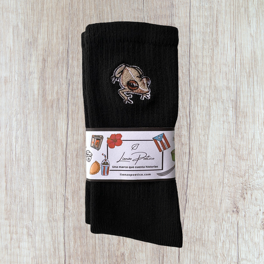 Medias bordadas del Coquí