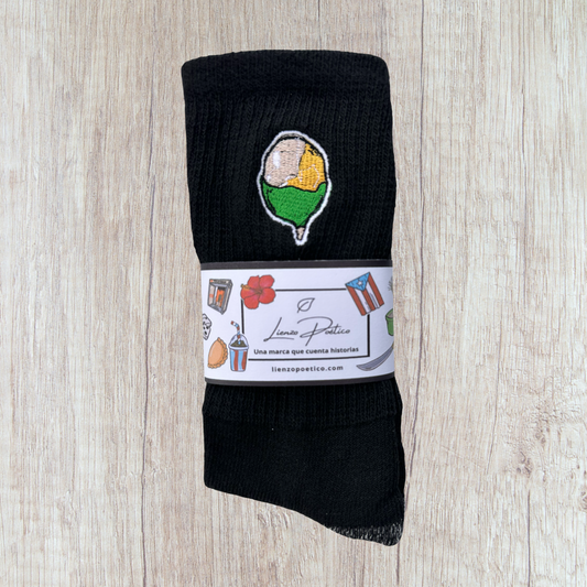 Medias bordadas de Quenepa